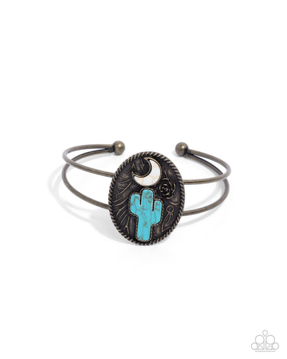 Journey to the West - brass - Paparazzi bracelet