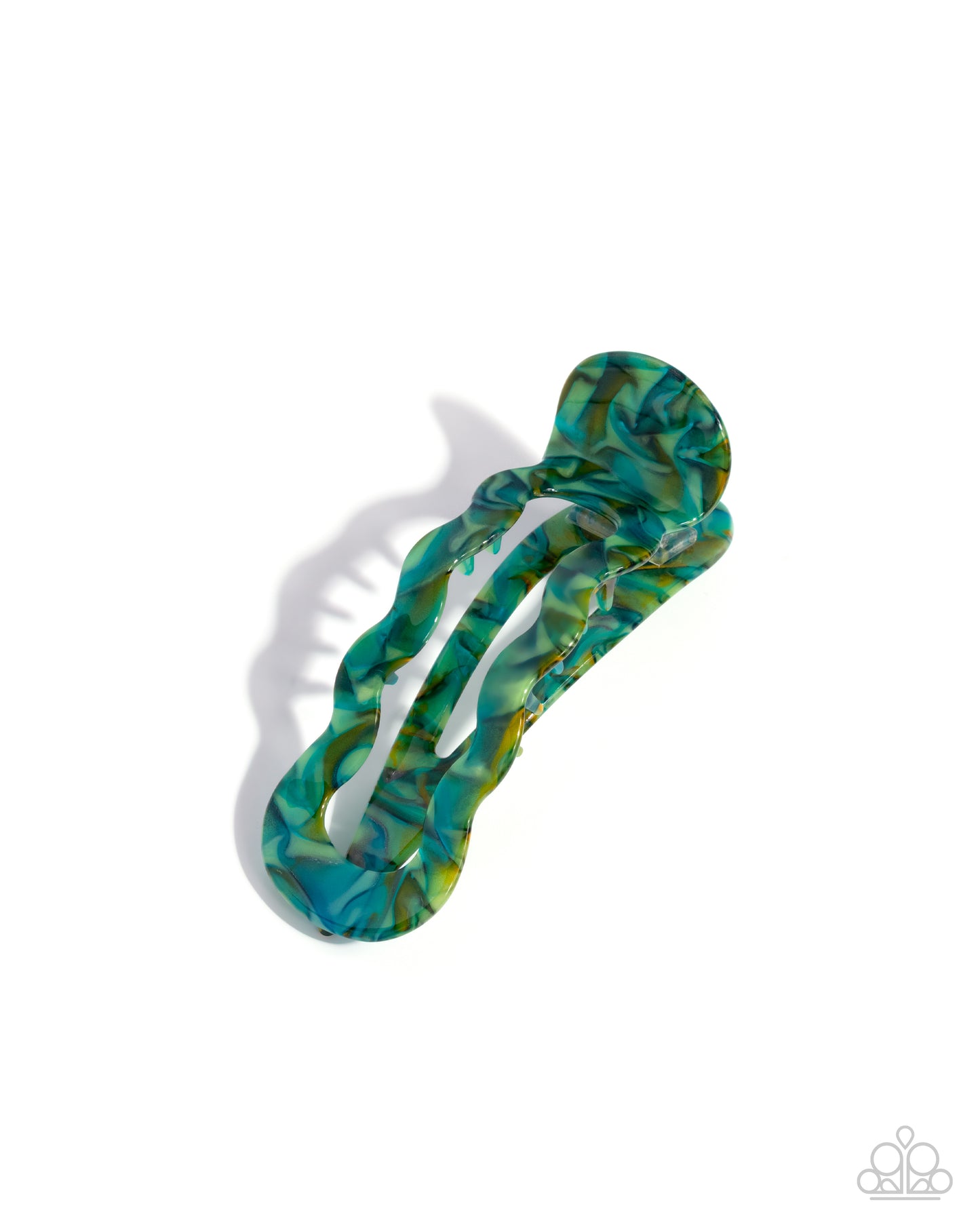 Jovial Jellyfish - green - Paparazzi hair clip