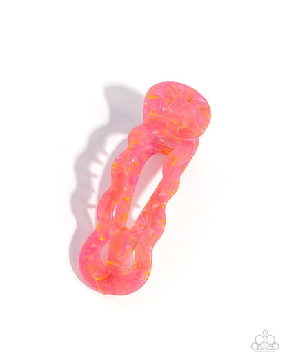 Jovial Jellyfish - pink - Paparazzi hair clip