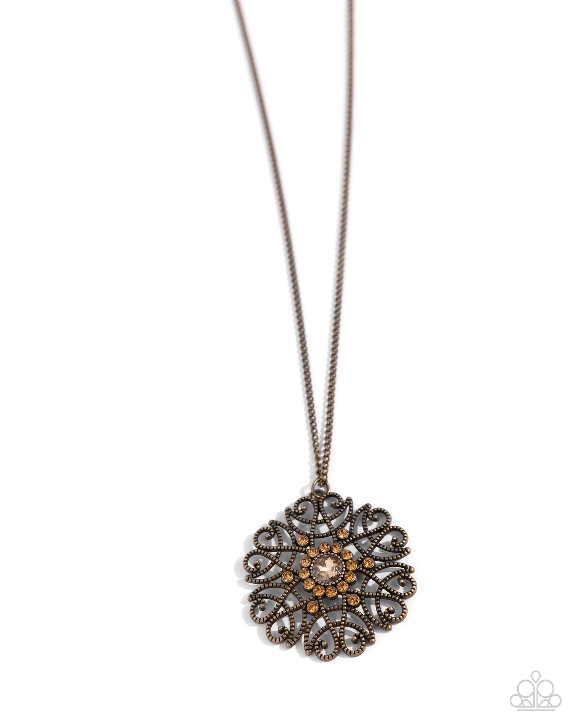 Jovial Jubilee - brass - Paparazzi necklace
