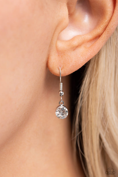 Jump SQUARE - blue - Paparazzi necklace