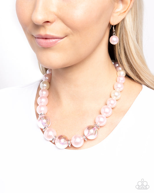 Just Another PEARL - pink - Paparazzi necklace
