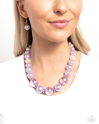 Just Another PEARL - purple - Paparazzi necklace