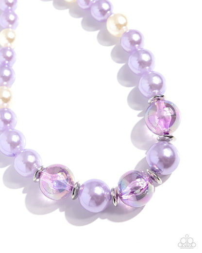 Just Another PEARL - purple - Paparazzi necklace
