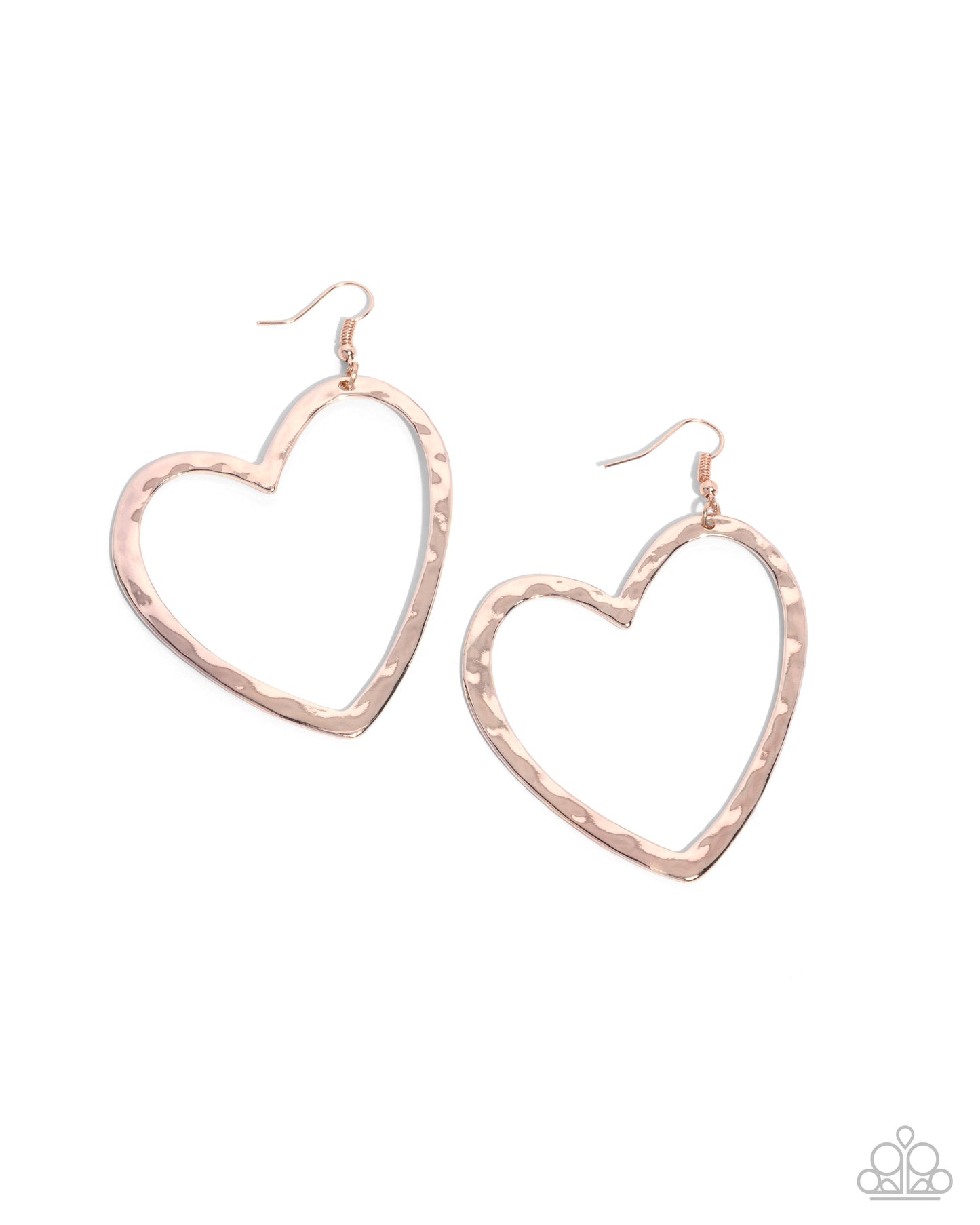 Just My Type - rose gold - Paparazzi earrings