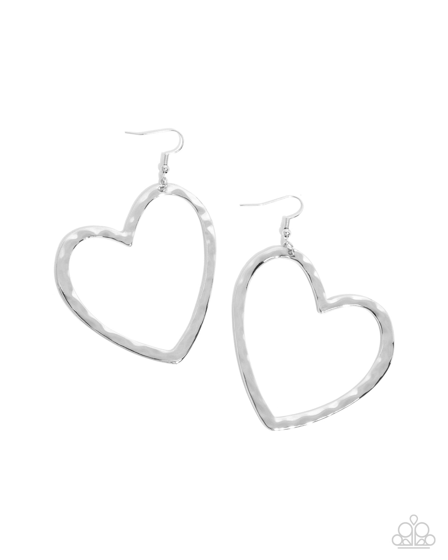 Just My Type - silver - Paparazzi earrings
