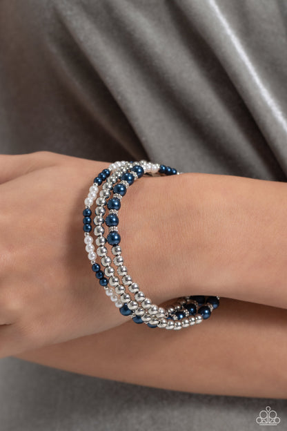 Just SASSING Through - blue - Paparazzi bracelet