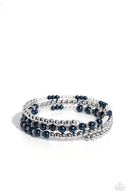 Just SASSING Through - blue - Paparazzi bracelet