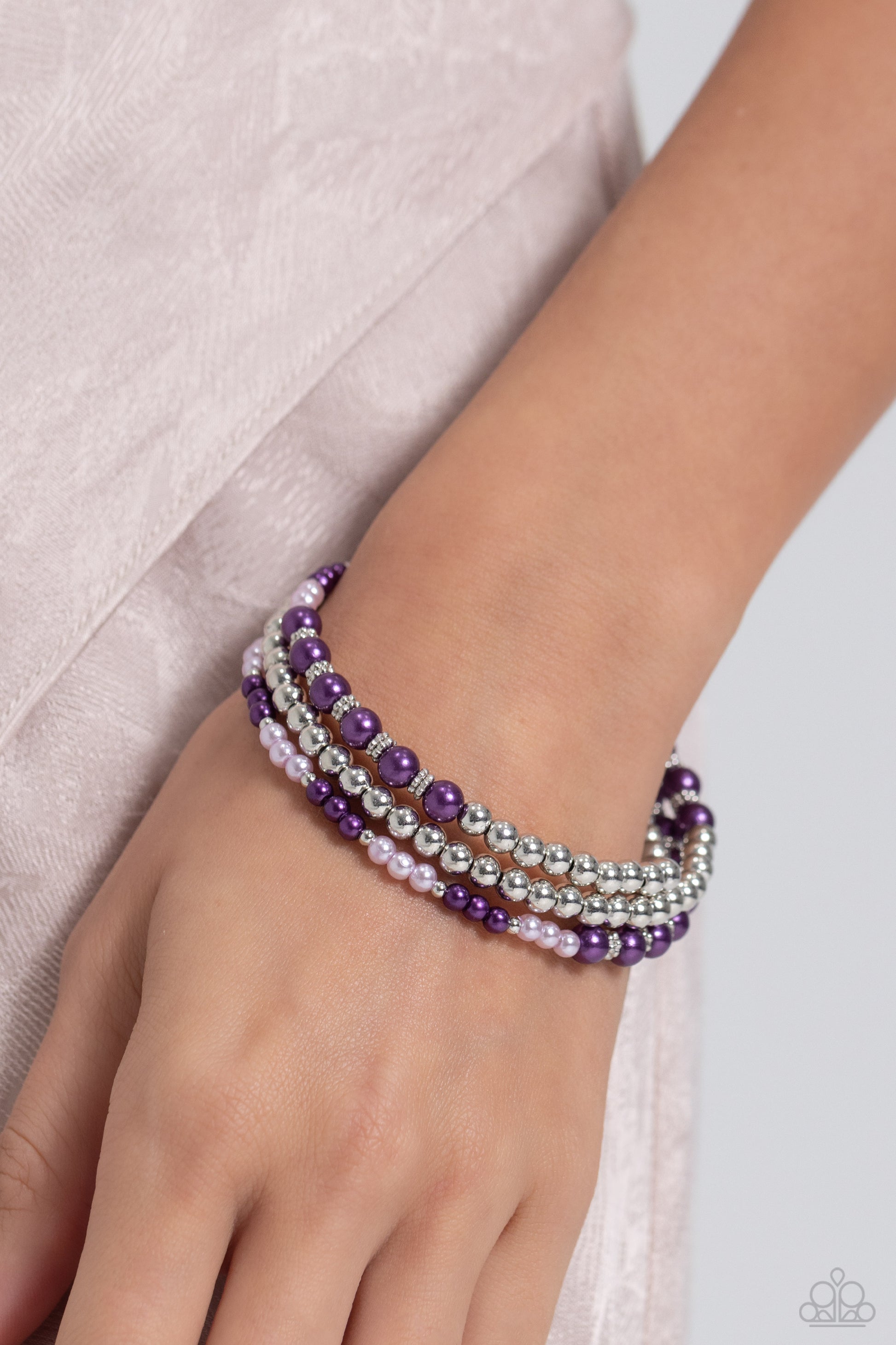 Just SASSING Through - purple - Paparazzi bracelet