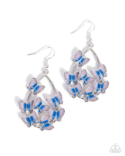 Kaleidoscope Collection - purple - Paparazzi earrings