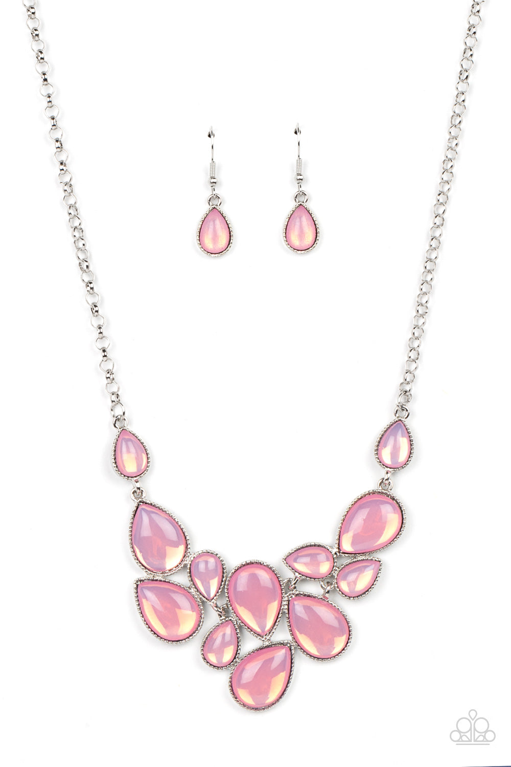 Keeps GLOWING and GLOWING - pink - Paparazzi necklace