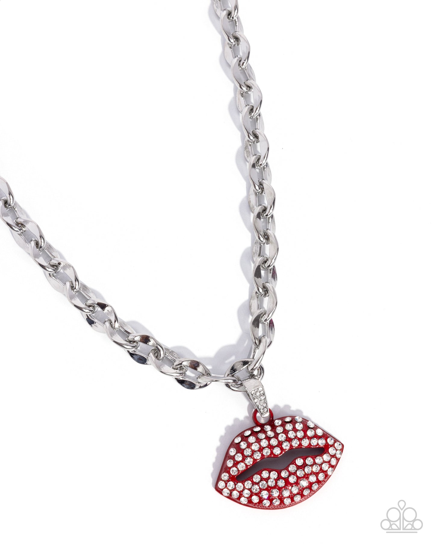 Keepsake Kisser - red - Paparazzi necklace