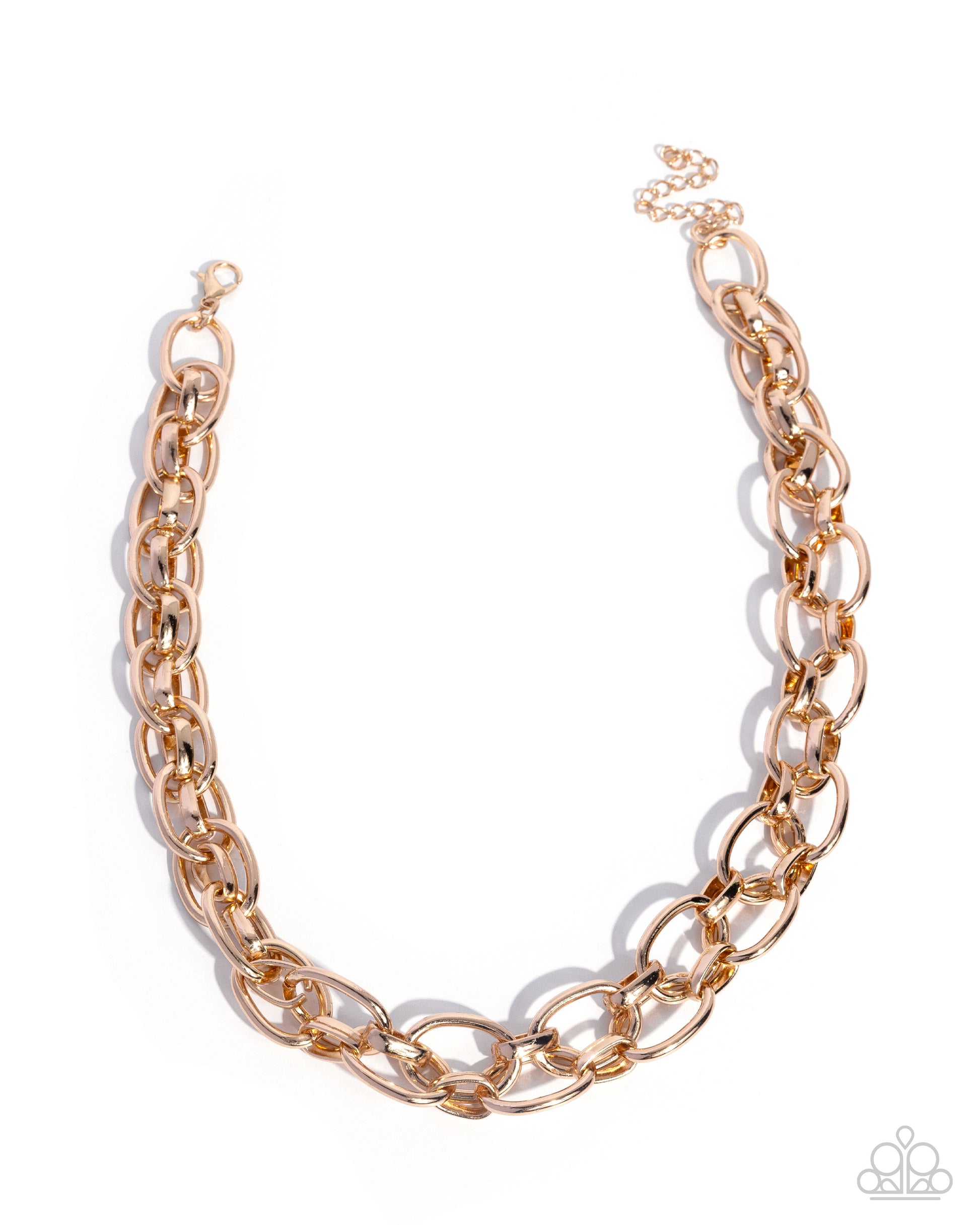 Kept in Confidence - gold - Paparazzi necklace
