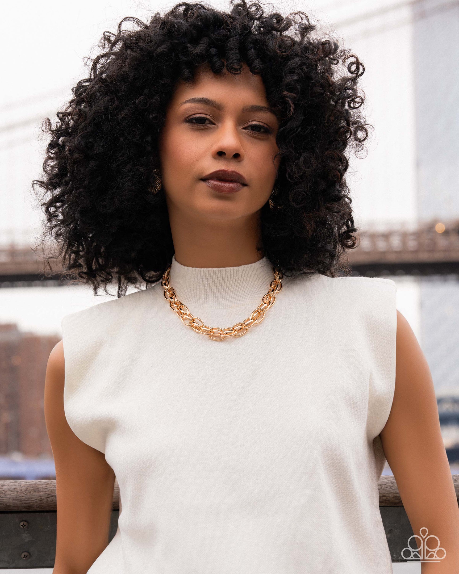 Kept in Confidence - gold - Paparazzi necklace