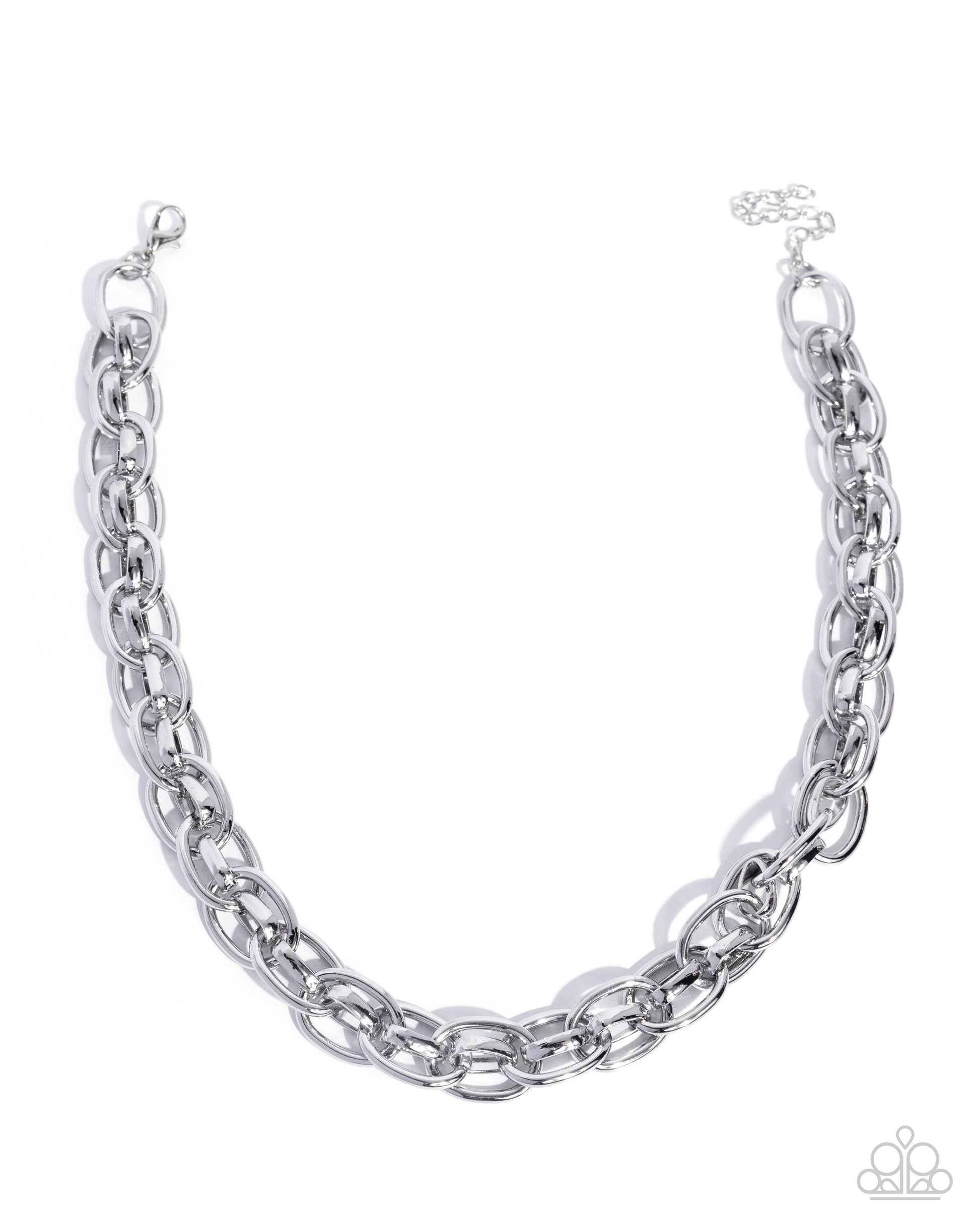 Kept in Confidence - silver - Paparazzi necklace