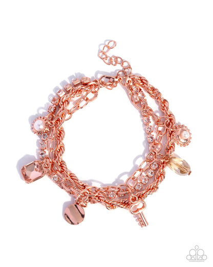 Keynote Speaker - copper - Paparazzi bracelet