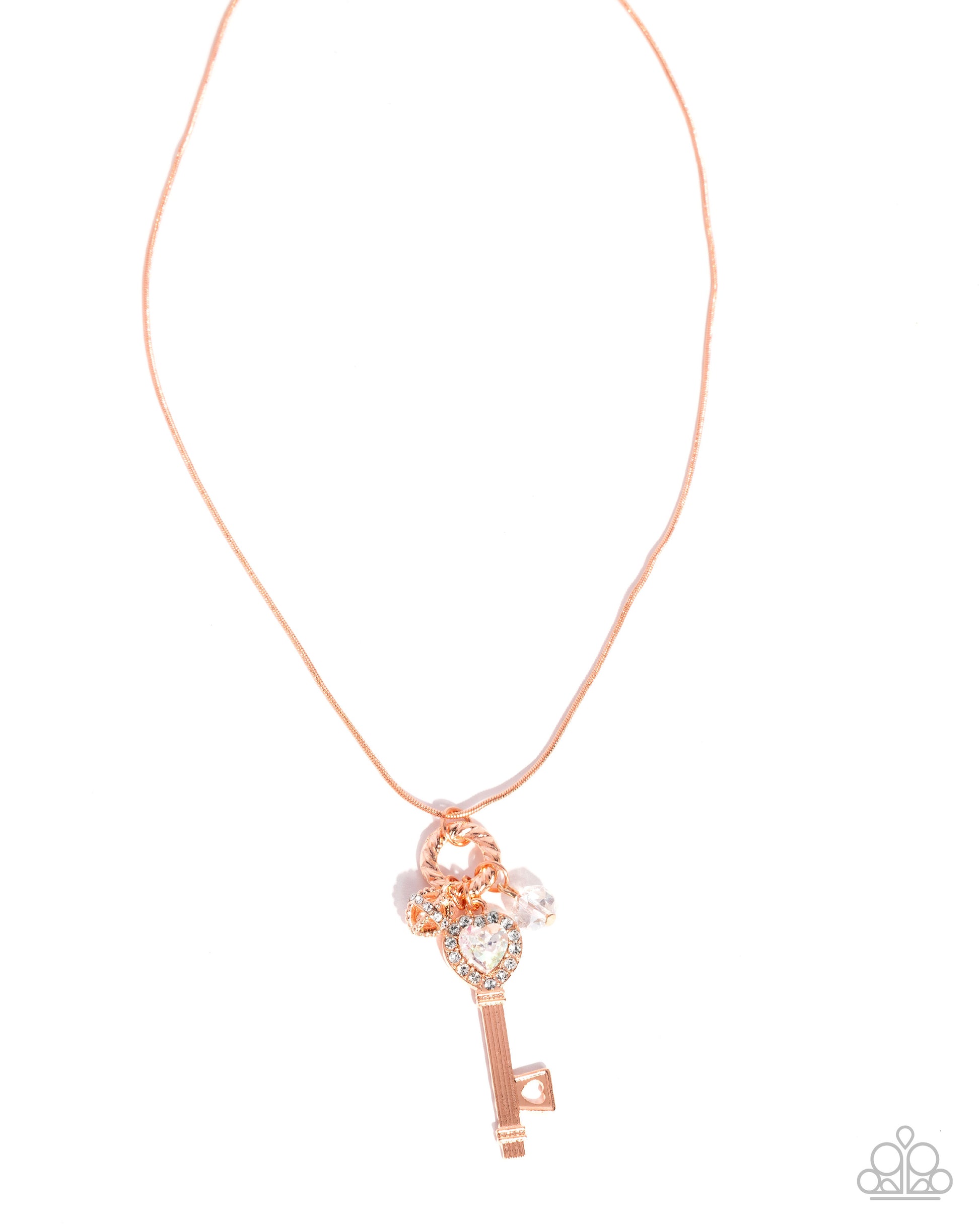 Key to the Kingdom - copper - Paparazzi necklace