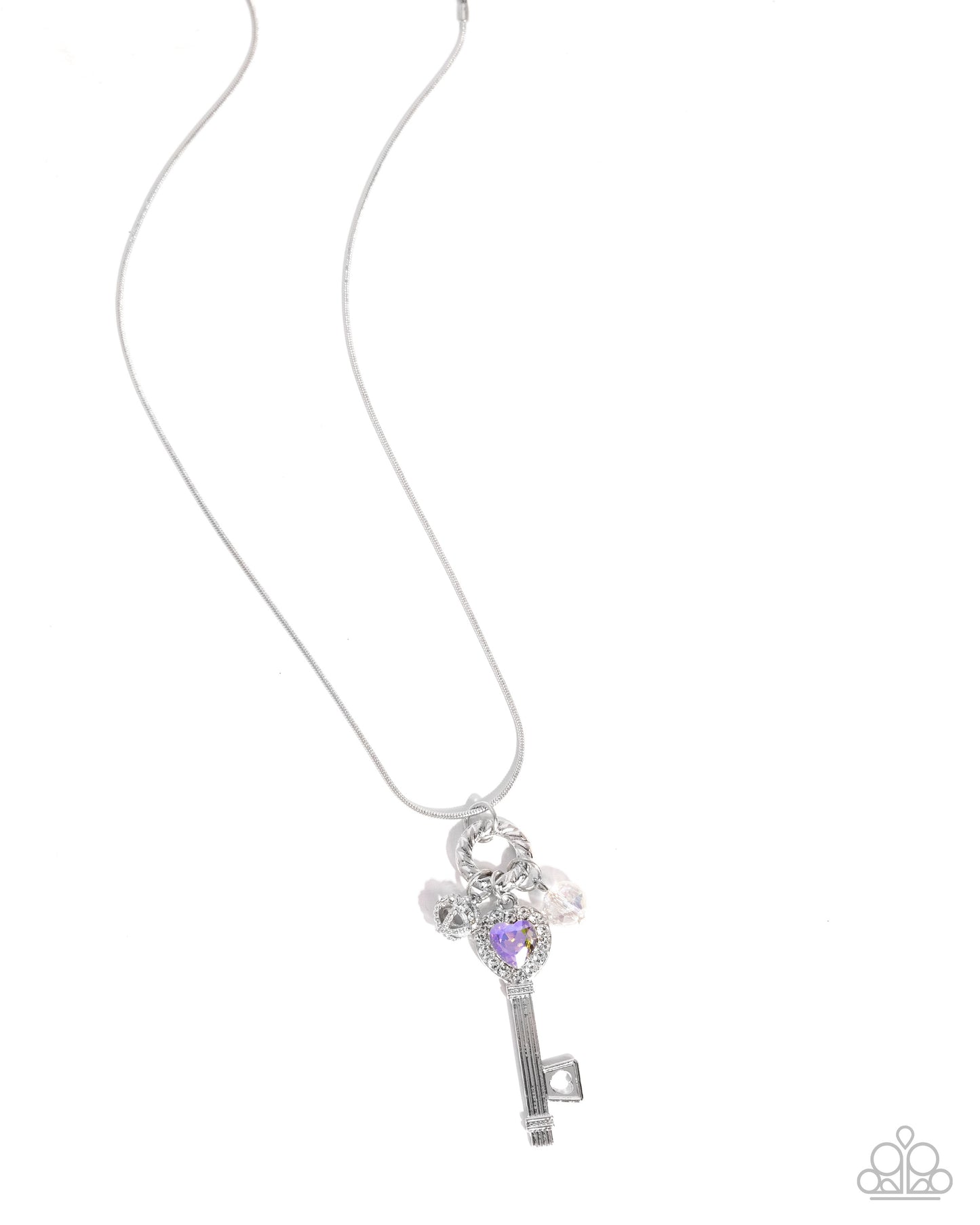 Key to the Kingdom - purple - Paparazzi necklace