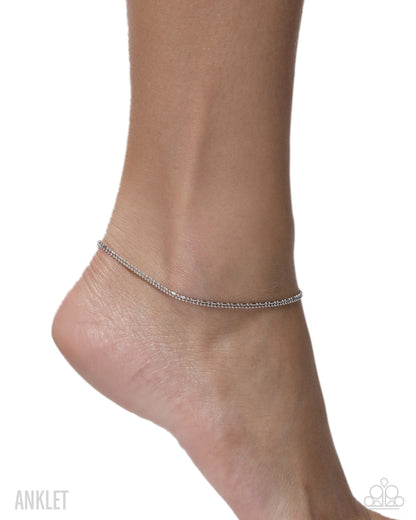 Killin Time - silver - Paparazzi anklet