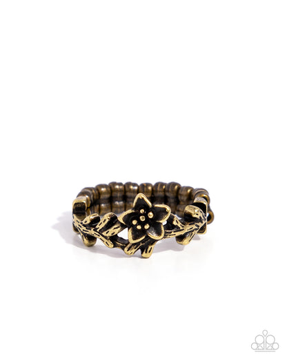 Kind Gesture - brass - Paparazzi ring