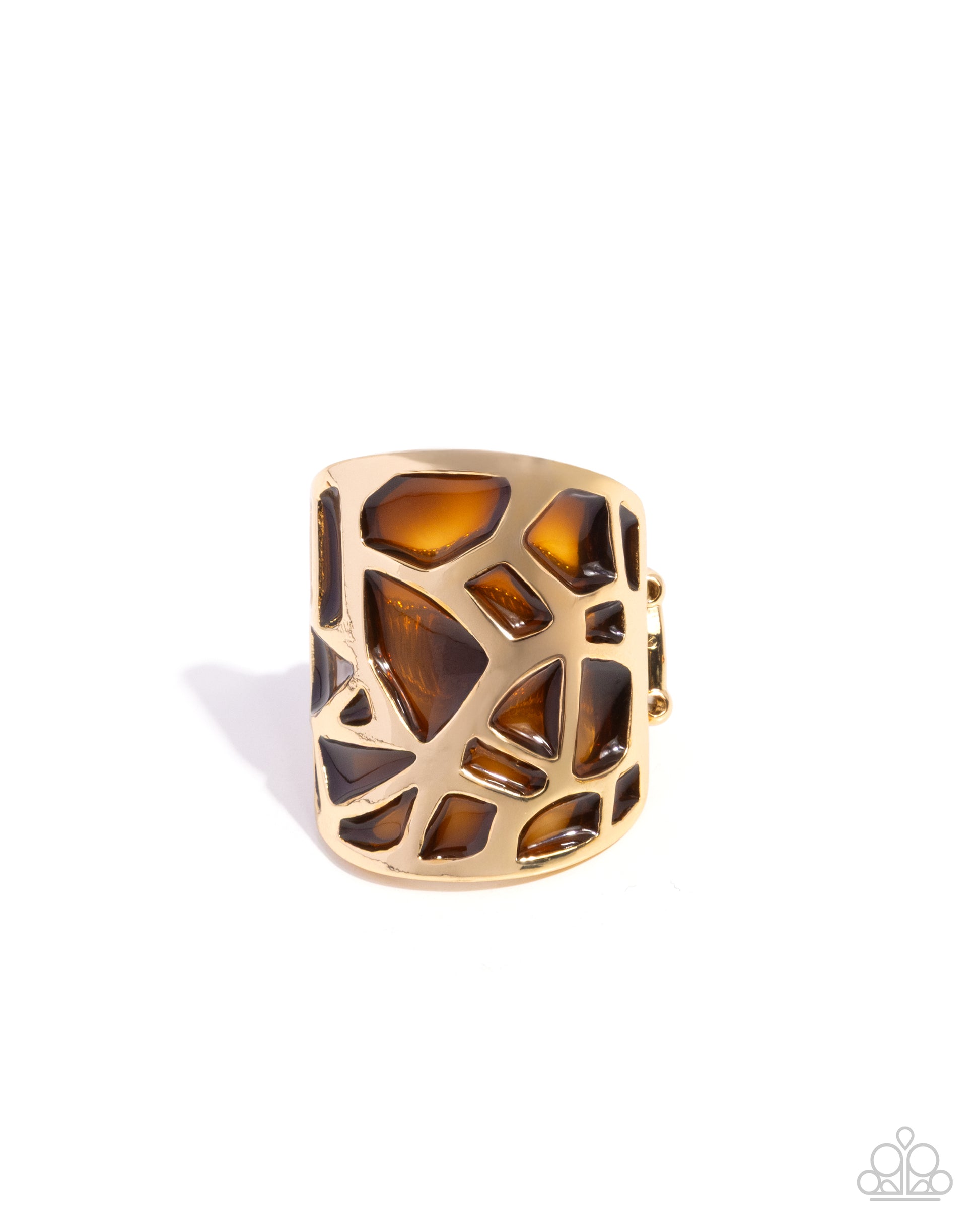 Kintsugi Moment - brown - Paparazzi ring