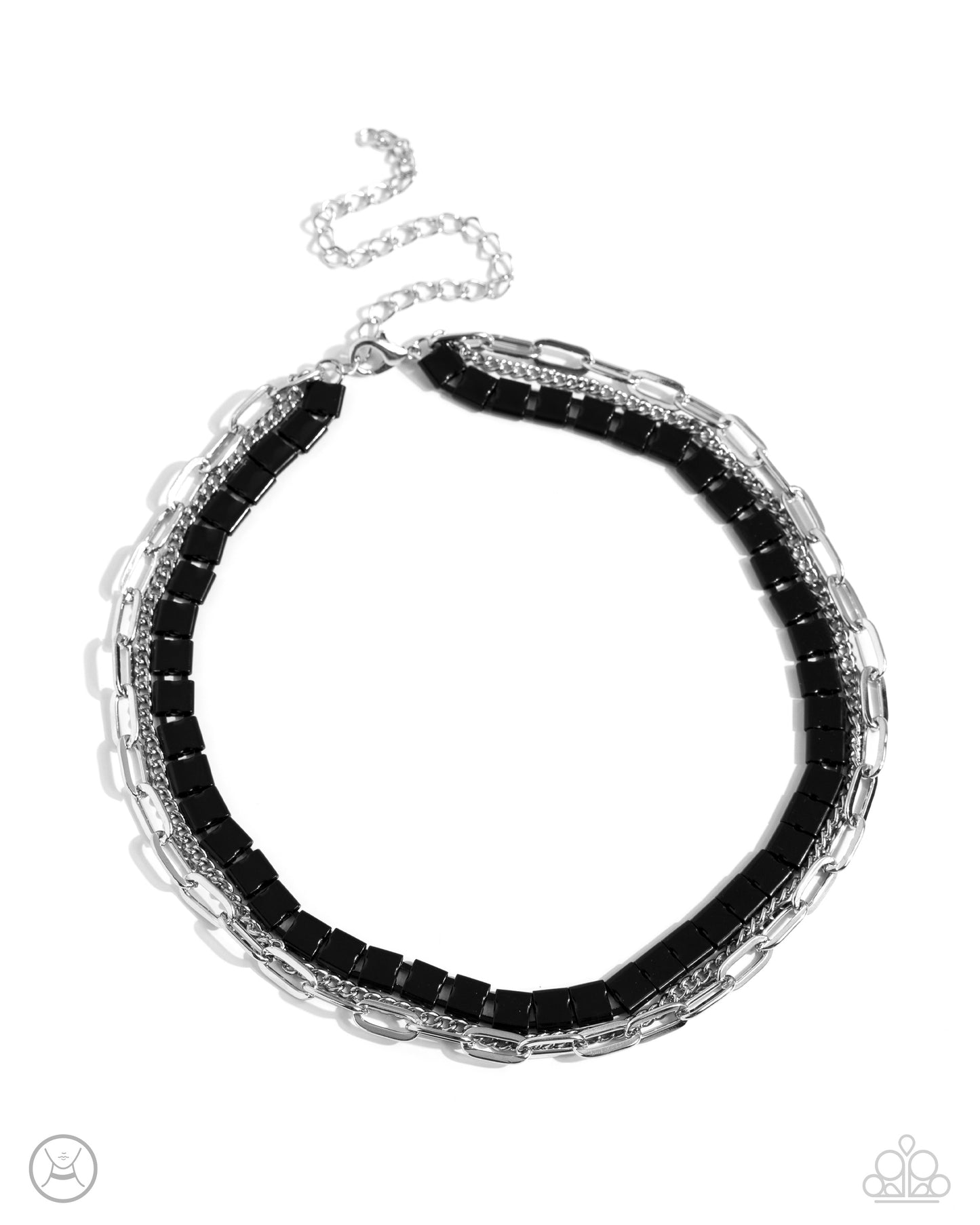 LAYER of the Year - black - Paparazzi necklace
