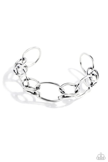  LINK or Swim - silver - Paparazzi bracelet