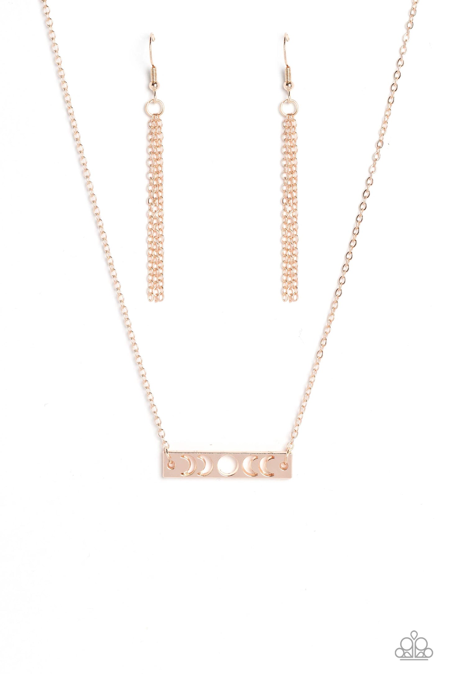 LUNAR or Later - rose gold - Paparazzi necklace
