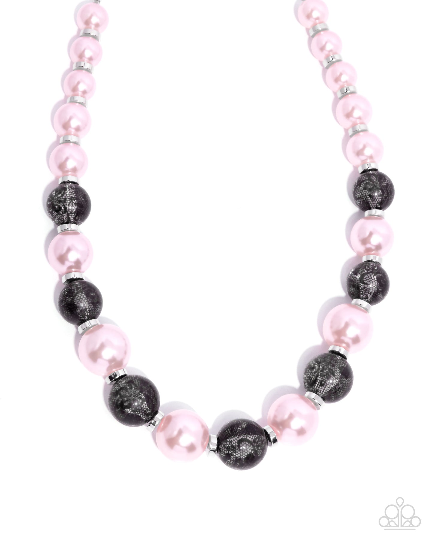 Lacy Lady - pink - Paparazzi necklace