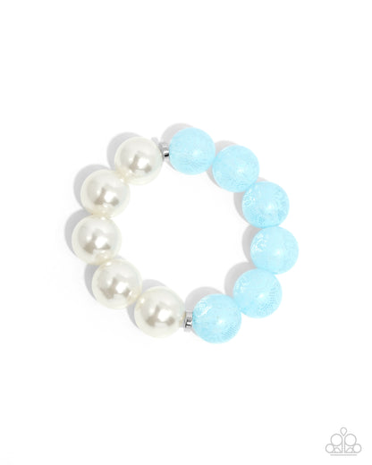 Lacy Leisure - blue - Paparazzi bracelet