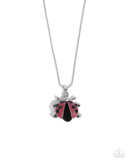 Ladybug Legend - red - Paparazzi necklace