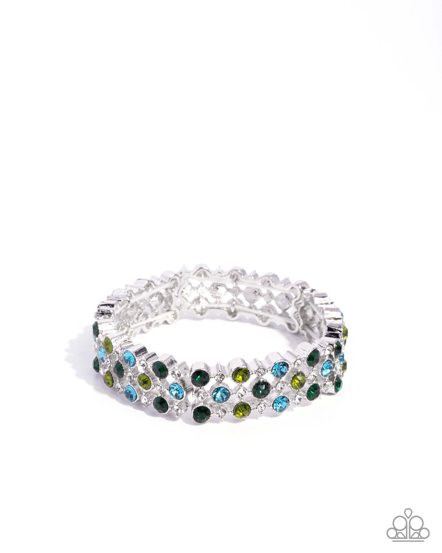 Ladylike Lattice - green - Paparazzi bracelet