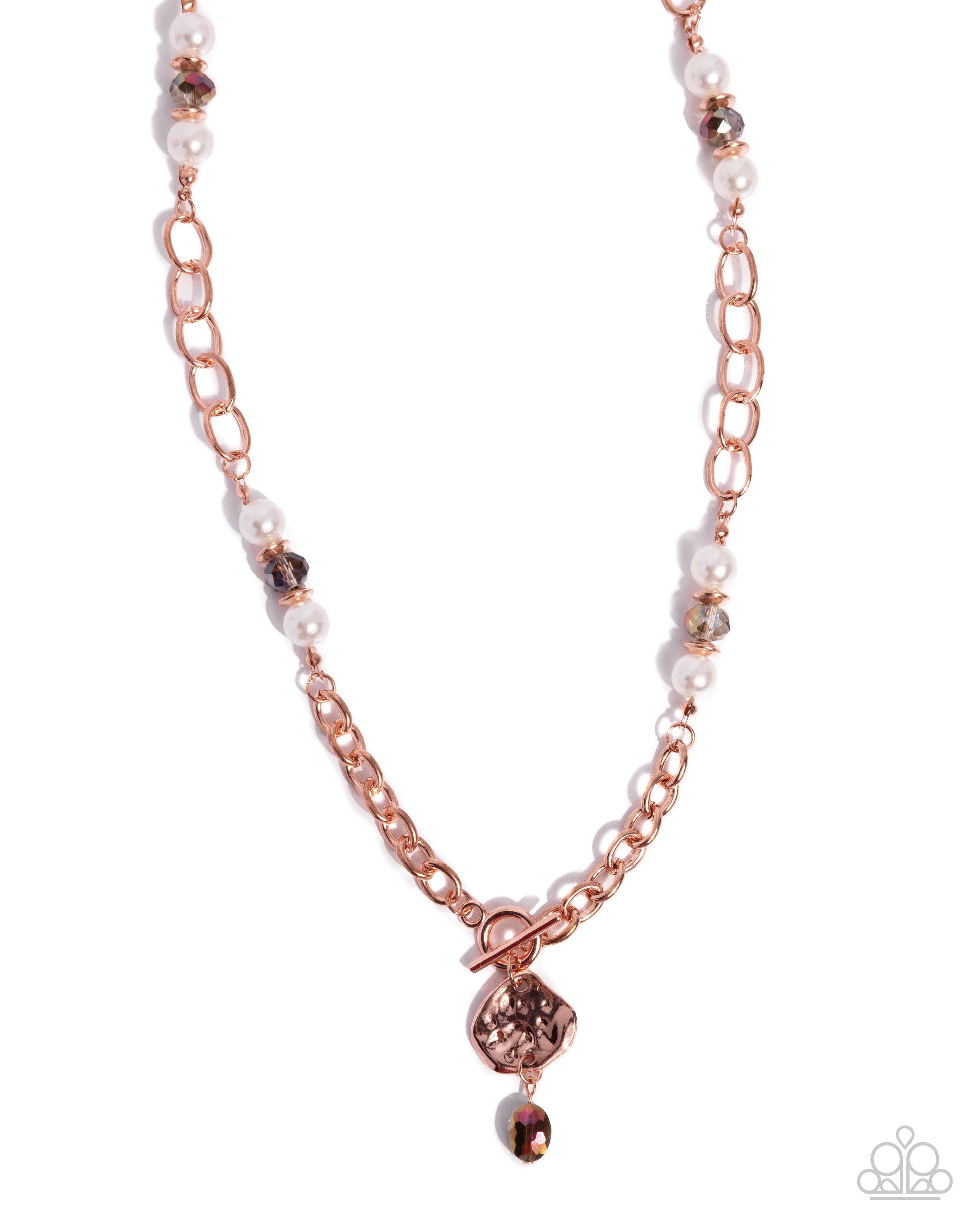 Ladylike Lease - copper - Paparazzi necklace