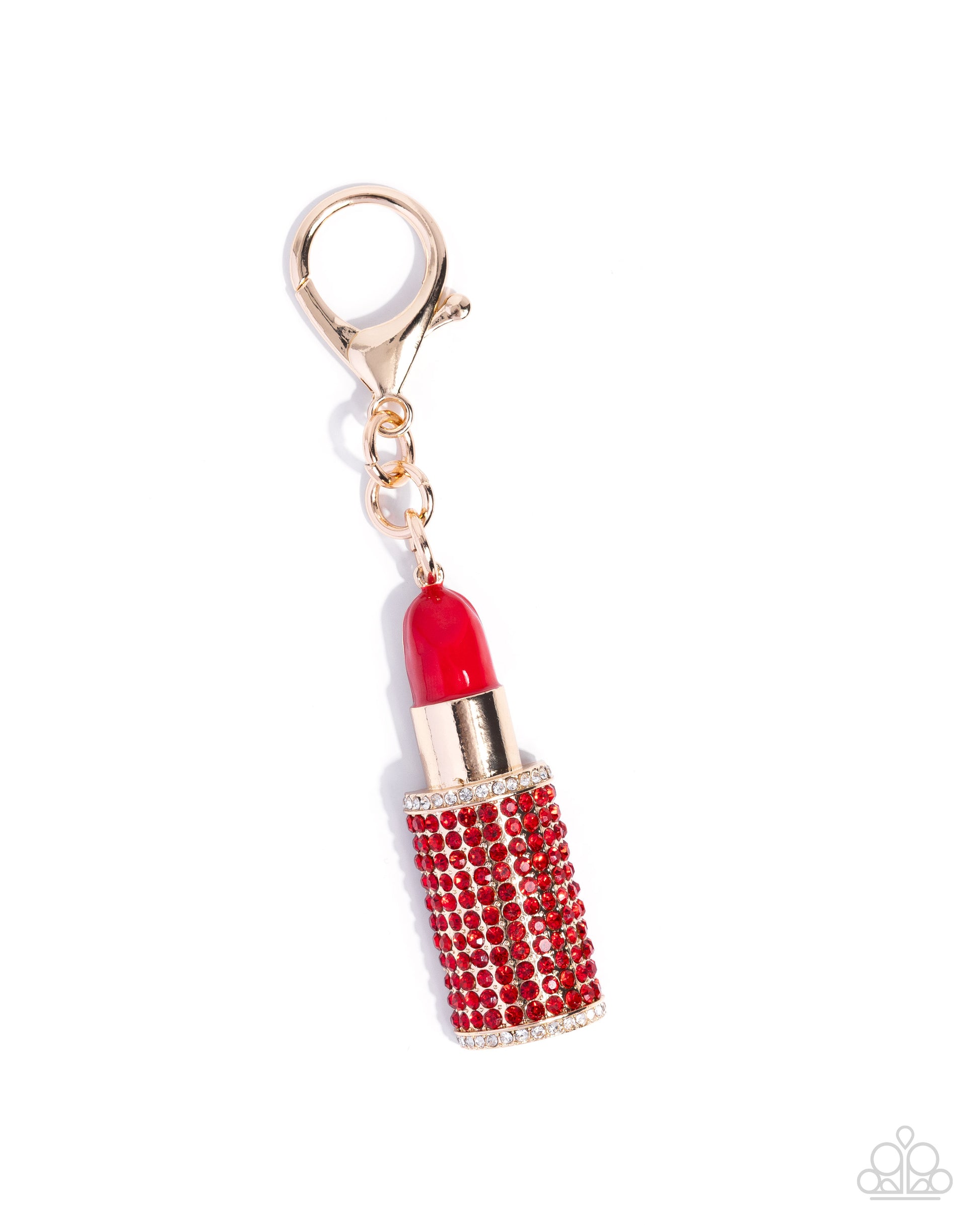 Ladylike Lipstick - red - Paparazzi bag charm
