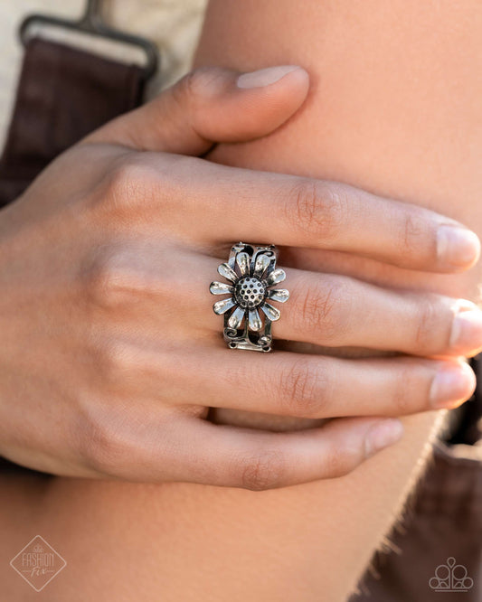 Landslide Lover - silver - Paparazzi ring
