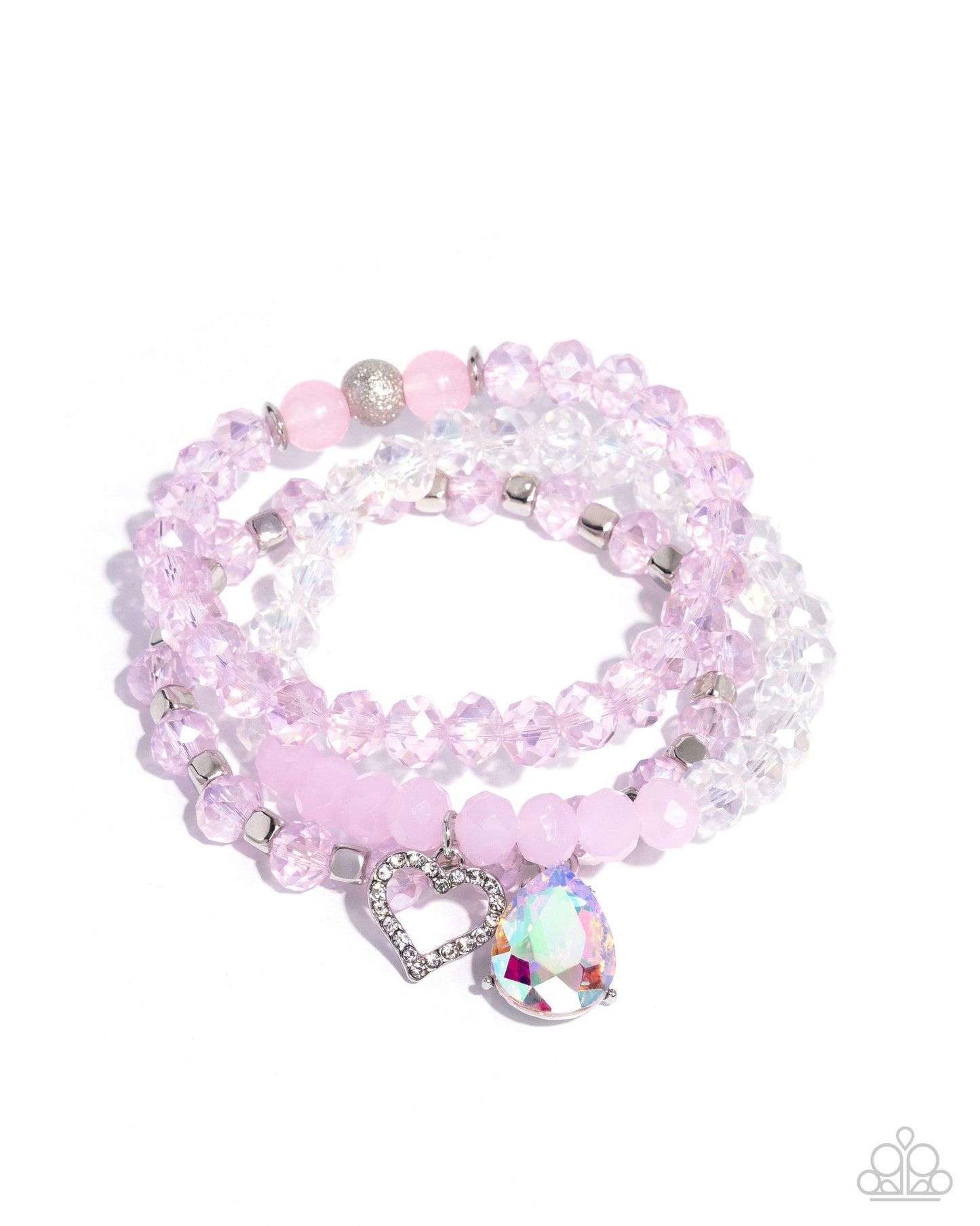 Lasting Layers - pink - Paparazzi bracelet