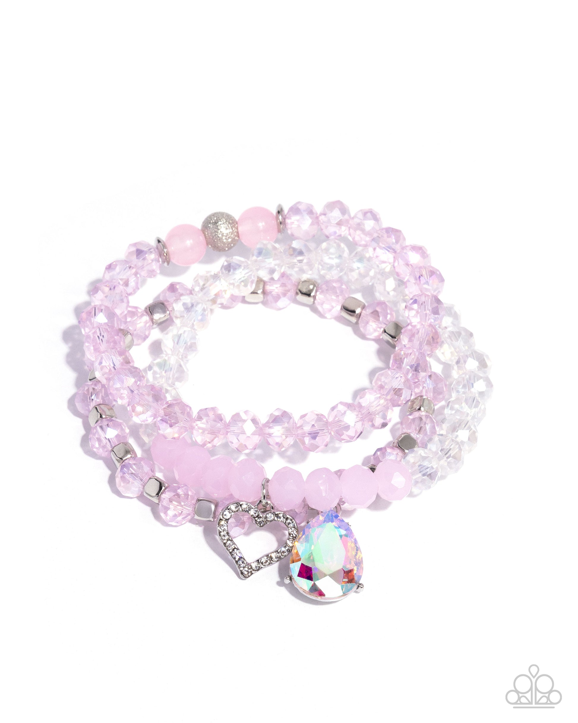 Lasting Layers - pink - Paparazzi bracelet