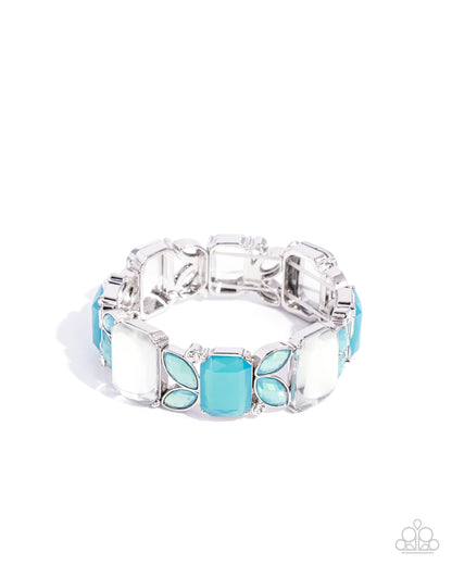 Lavish Laurels - blue - Paparazzi bracelet