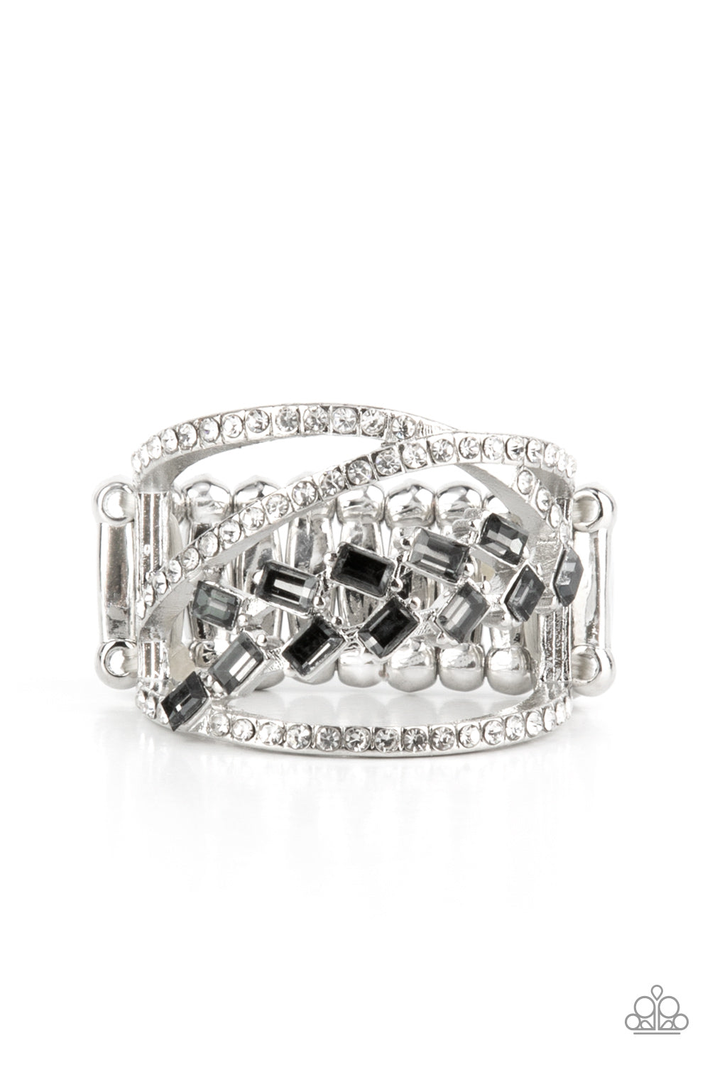 Lavishly Luminary - silver - Paparazzi ring