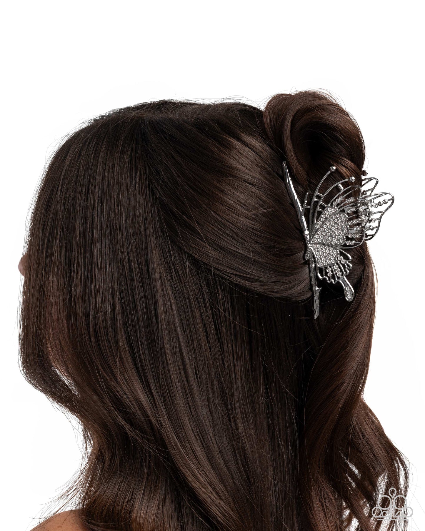 Layered Landing - white - Paparazzi hair clip