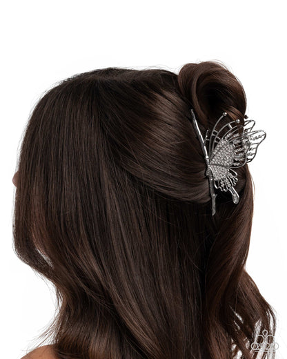 Layered Landing - white - Paparazzi hair clip