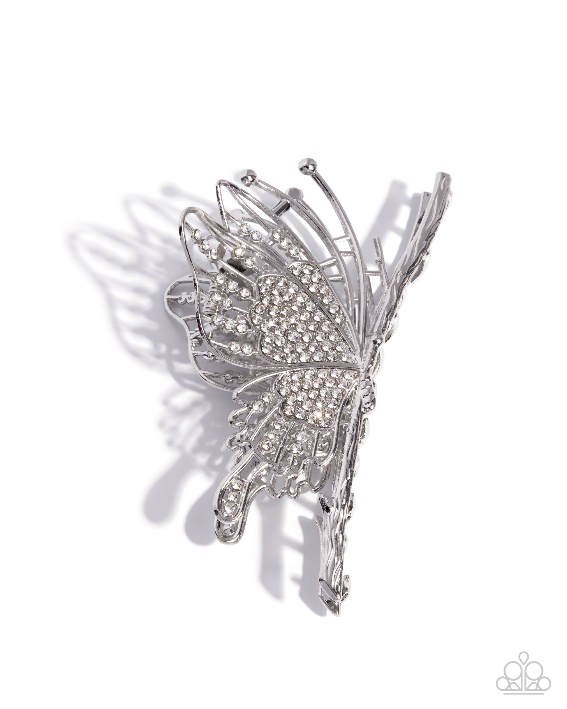 Layered Landing - white - Paparazzi hair clip