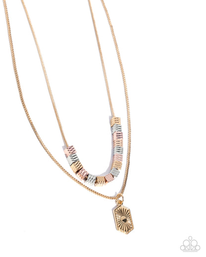 Layered Legato - multi - Paparazzi necklace