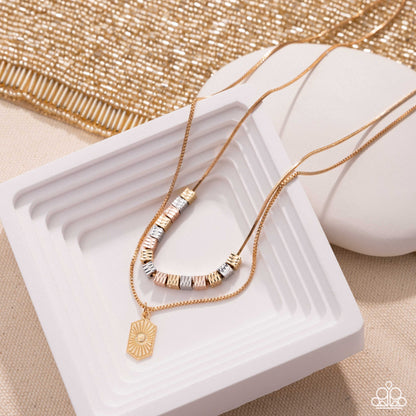 Layered Legato - multi - Paparazzi necklace
