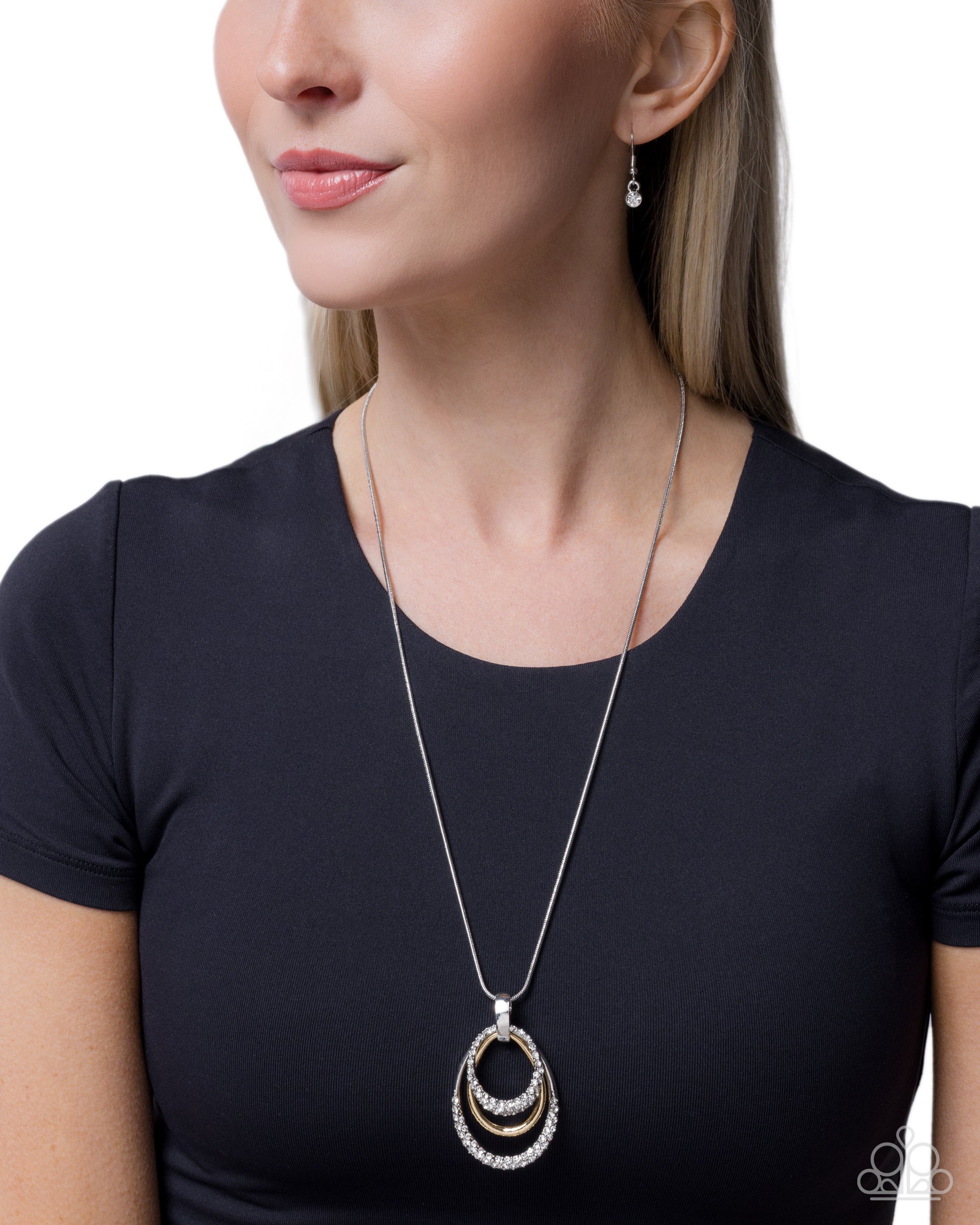 Layered Lesson - white - Paparazzi necklace