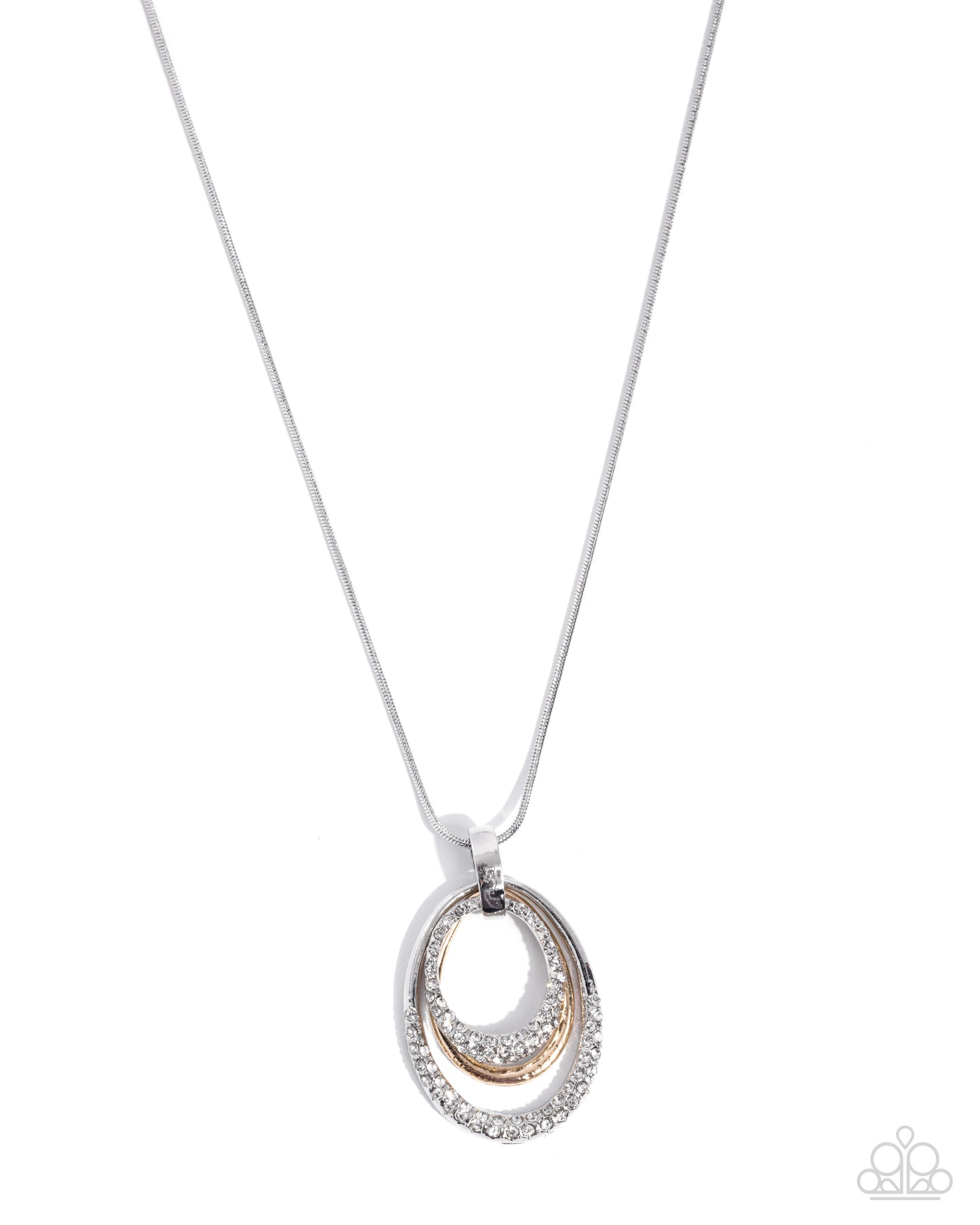 Layered Lesson - white - Paparazzi necklace