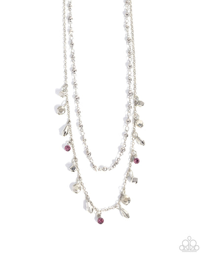 Layered Limit - purple - Paparazzi necklace