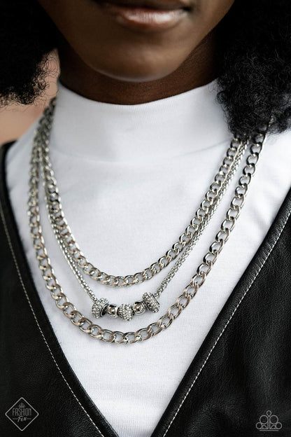 Layered Loyalty - white - Paparazzi necklace