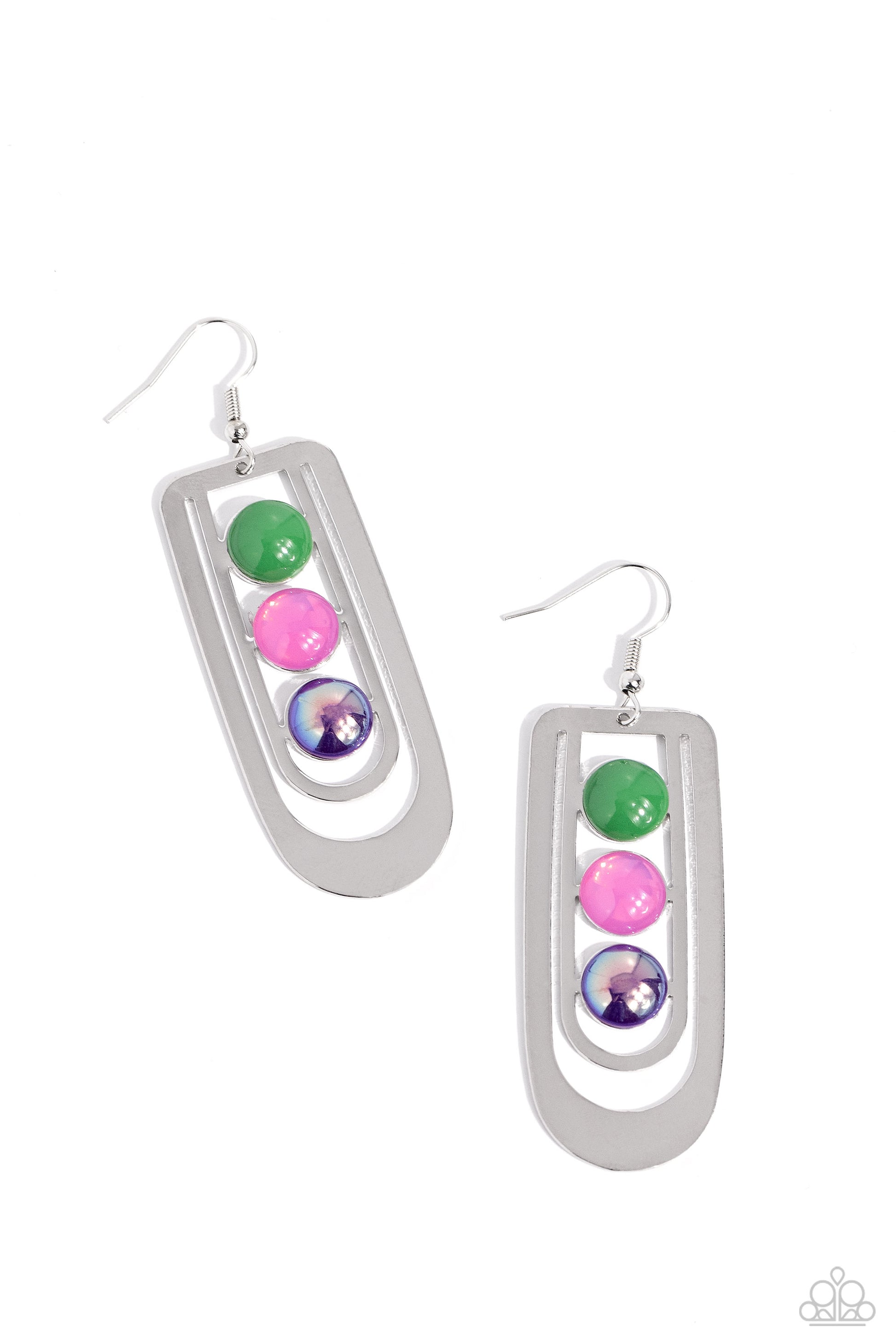 Layered Lure - multi - Paparazzi earrings