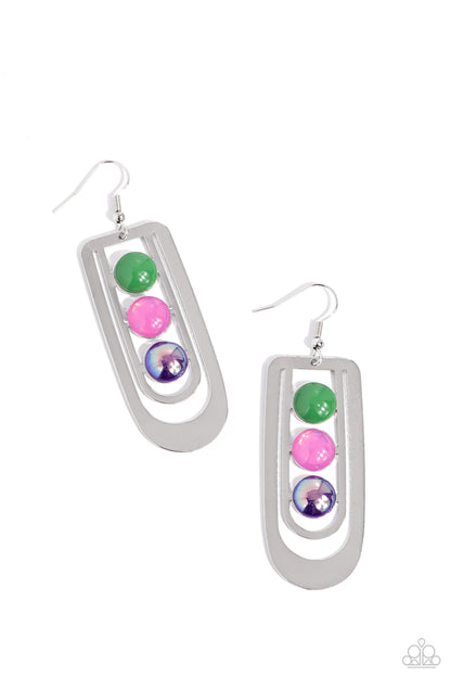 Layered Lure - multi - Paparazzi earrings